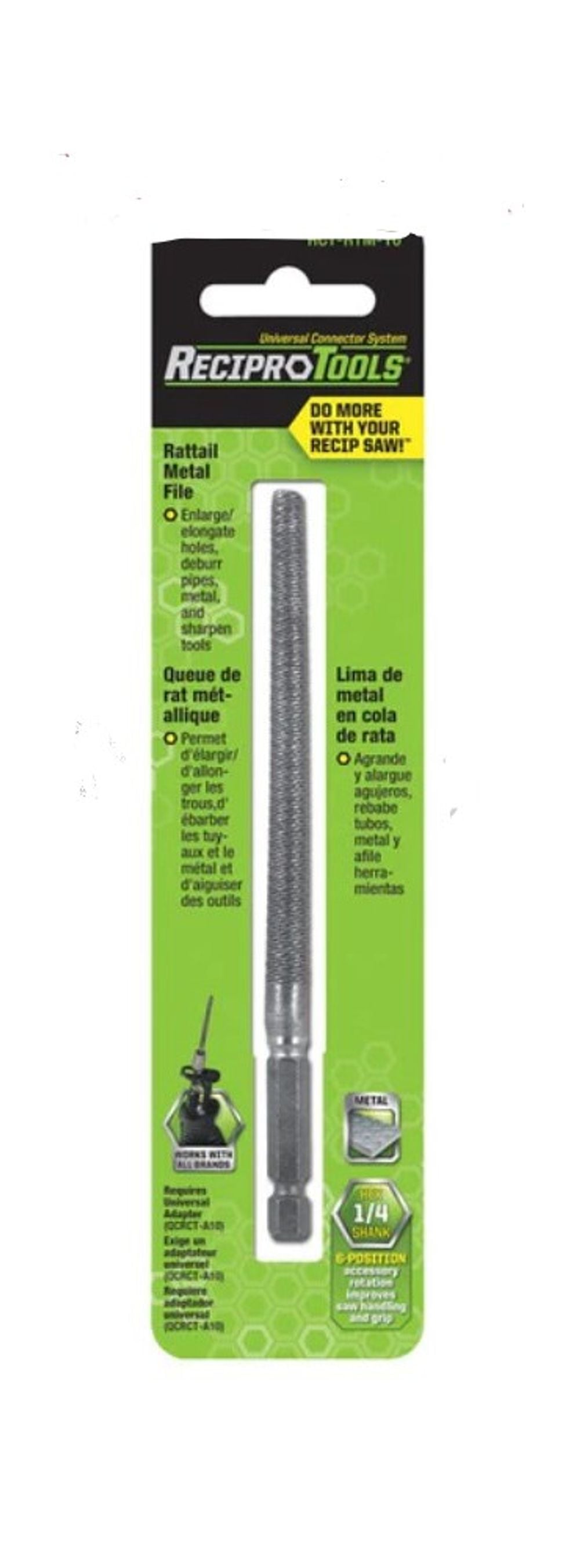Reciprotools Rat Tail File for Metal, large image number 2