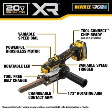 DEWALT 20V MAX XR Bandfile Kit, large image number 2
