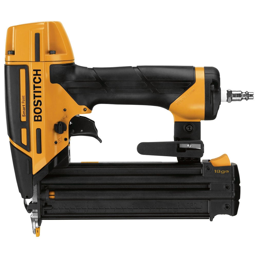 Bostitch 6 Gallon 150 PSI Electric Pancake Air Compressor with 150 PSI 18 Gauge SmartPoint Brad Nailer Kit, large image number 2