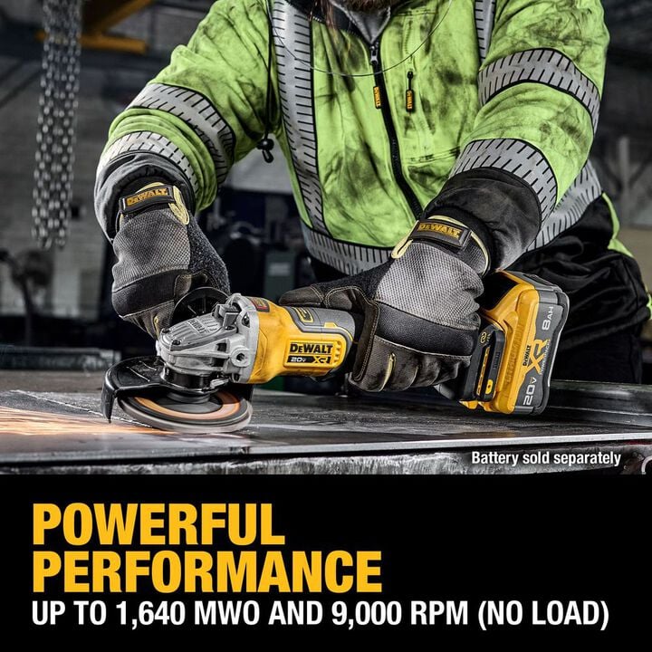 DEWALT 20V MAX XR 4-1/2 Inch - 5 Inch Grinder (Bare Tool), large image number 3