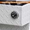 Buyers Products Company 18 x 20 x 71 Inch Diamond Tread Aluminum Crossover Truck Tool Box Gloss White, small image number 3