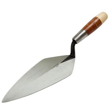 Kraft Tool Co 10 In. Narrow London Brick Trowel with Leather Handle