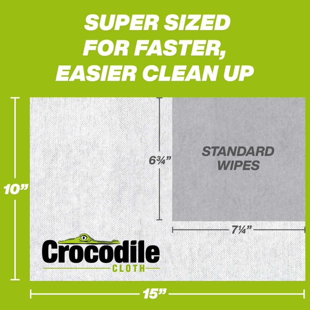 Crocodile Cloth Auto Huge Cleaning Cloths 1 Pack/100 Cloths, large image number 2