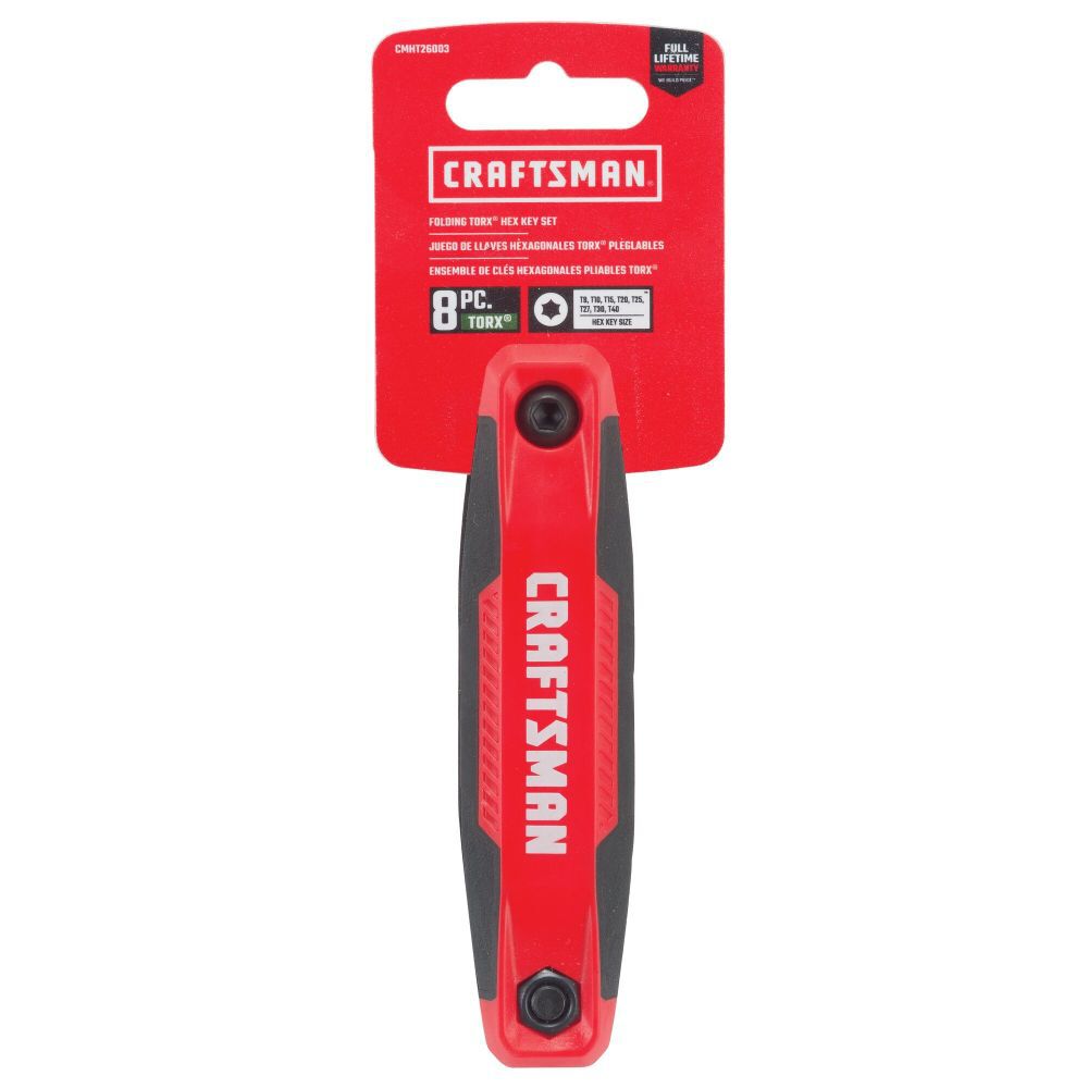 CRAFTSMAN 8-Key Folding Star Hex Key Set, large image number 3
