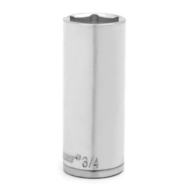 Crescent Socket 3/8 In. Drive 6 Point Deep 1/2 In.