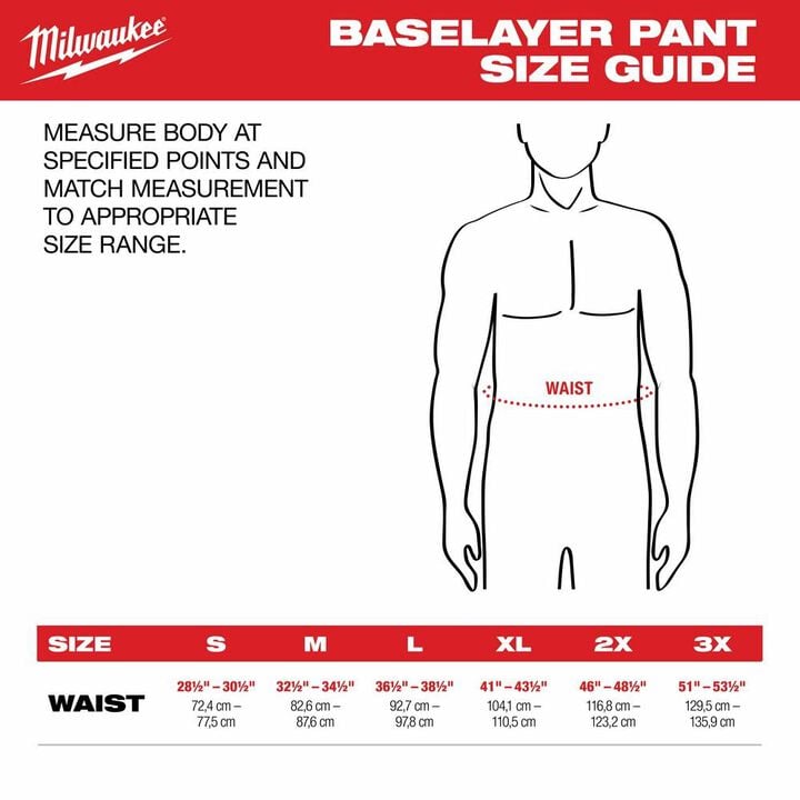 Milwaukee WORKSKIN Baselayer Pants, large image number 2