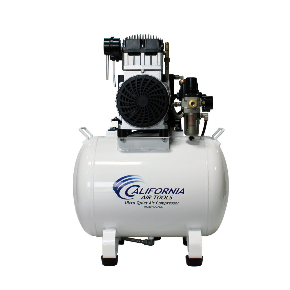 California Air Tools Ultra Quiet Oil-Free Corded 2HP 10 Gallon Air Compressor with Air Drying System and Automatic Drain Valve, large image number 1