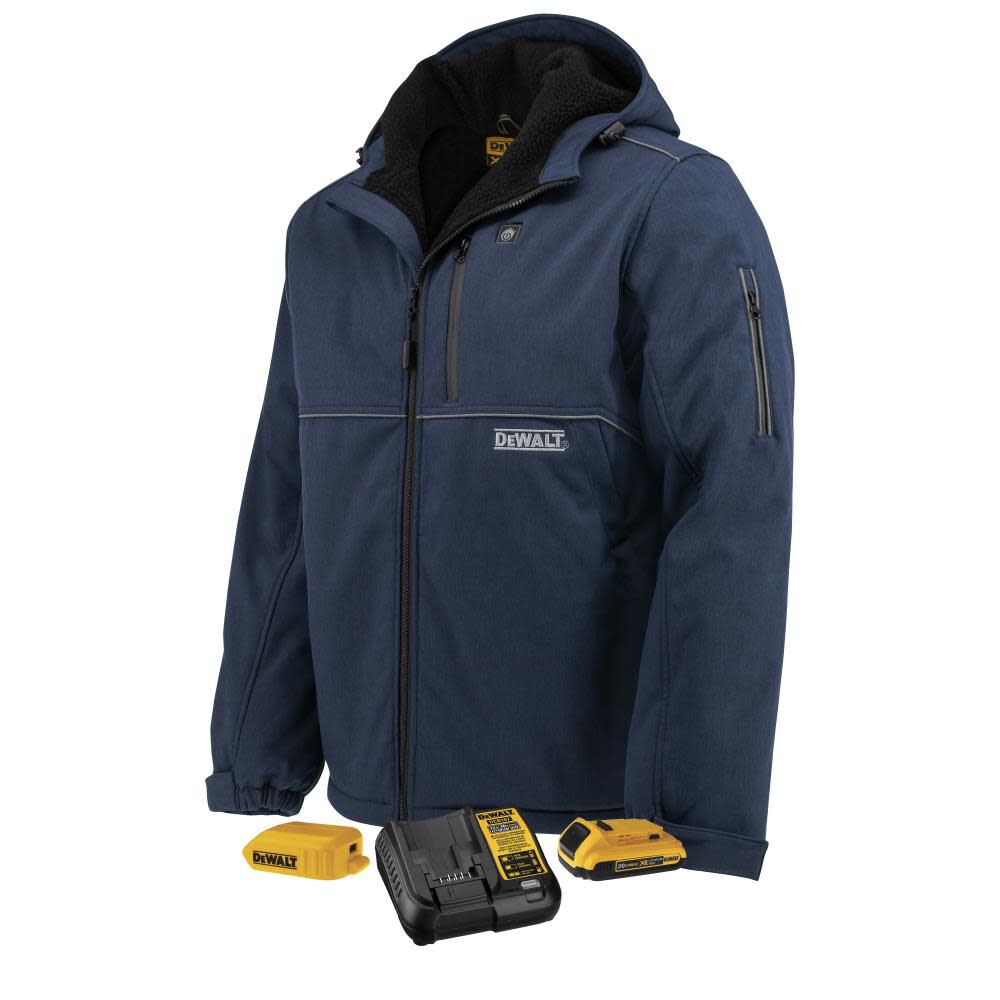 DEWALT Mens Heated Barn Coat Kit, large image number 14