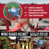 Firedisc 4 Inch x 7 Inch x 14 Inch 3 Leg Wind Helmet, small image number 3
