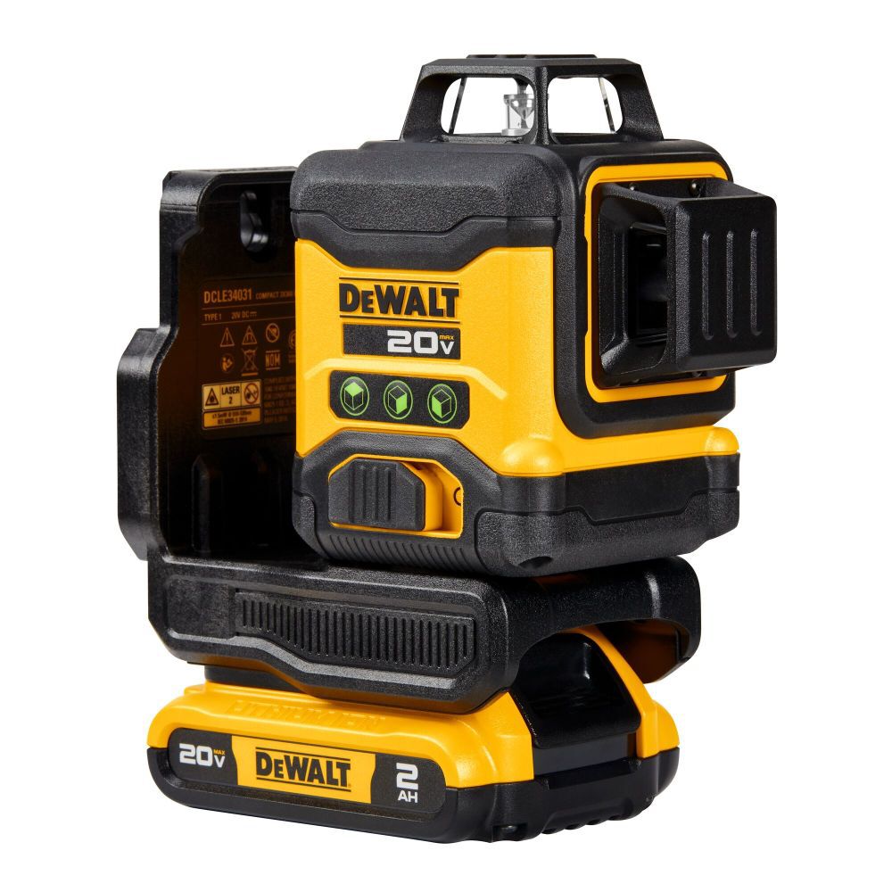DEWALT ATOMIC 20V 3 x 360 Line Laser Kit DCLE34031D1 Acme Tools