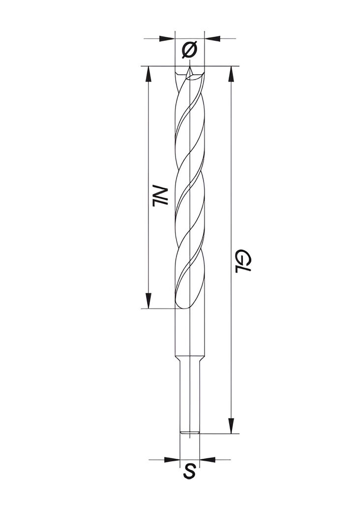 Fisch 18 mm CV Steel Brad Point Wood Twist Drill Bit, large image number 1
