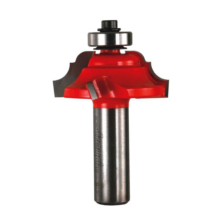Freud 1-1/2 In. (Dia.) Quadra-Cut Classical Cove & Bead Bit with 1/2 In. Shank, large image number 0