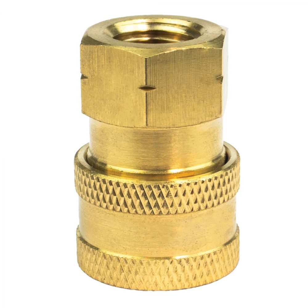BluBird 3/8 Inch QD Socket x 3/8 Inch FPT Brass Pressure Washer Adapter, large image number 10