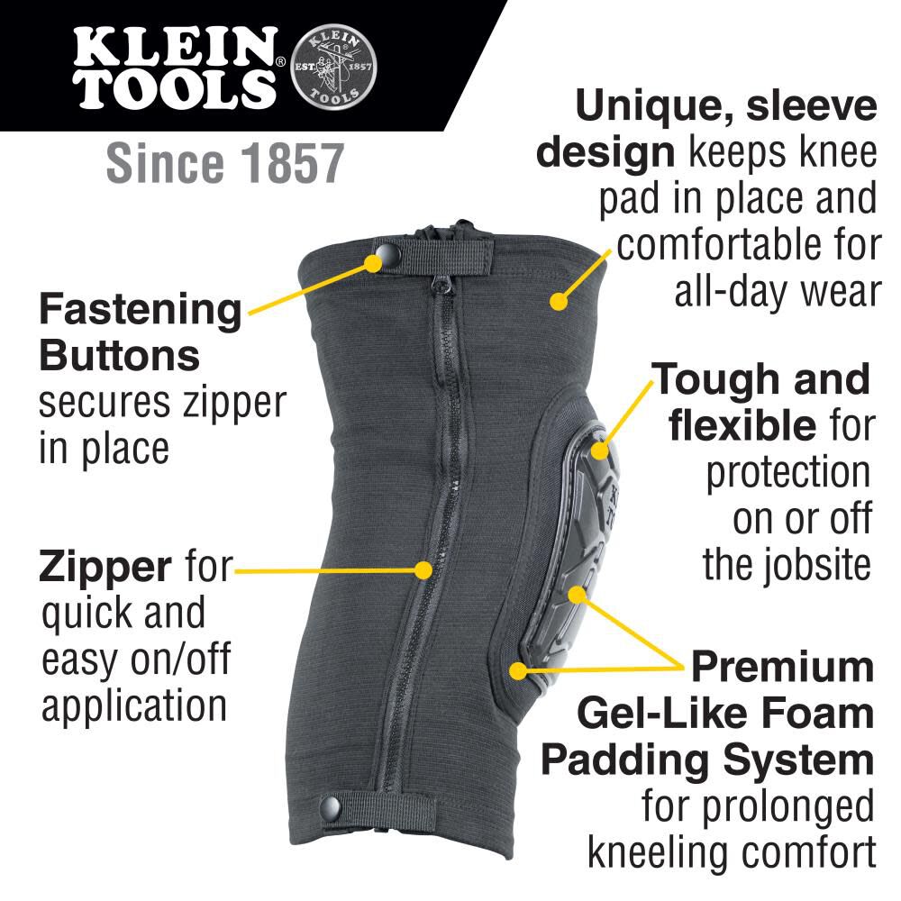 Klein Tools ToughFlex Knee Pad Sleeve M/L 60629 Acme Tools