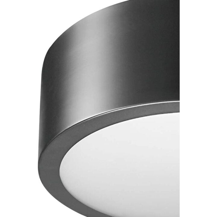 Globe Electric Edinburg Integrated LED Ceiling Light Black Iron, large image number 2