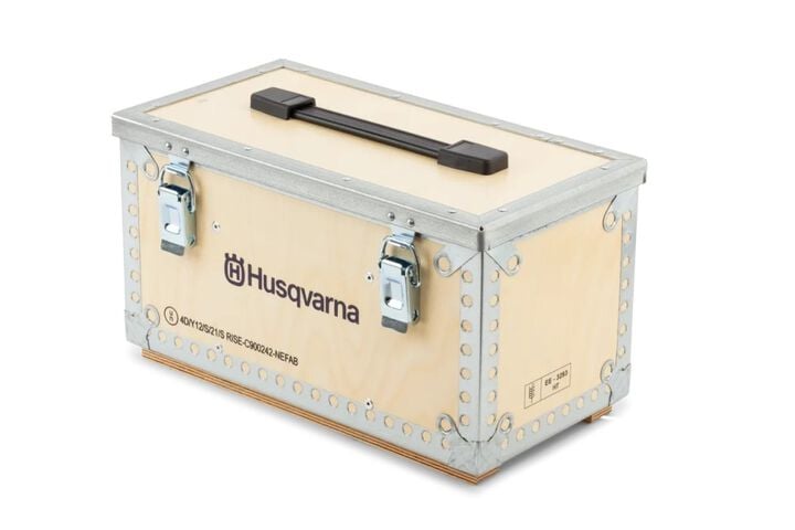 Husqvarna Construction BLi Battery Plywood Transportation Box