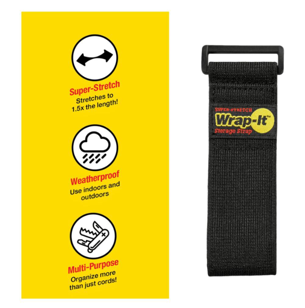Wrap-It 12in Super Stretch Storage Straps 4pk, large image number 5