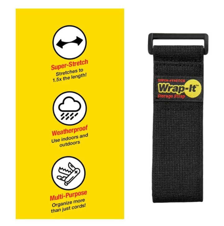 Wrap-It 12in Super Stretch Storage Straps 4pk, large image number 4