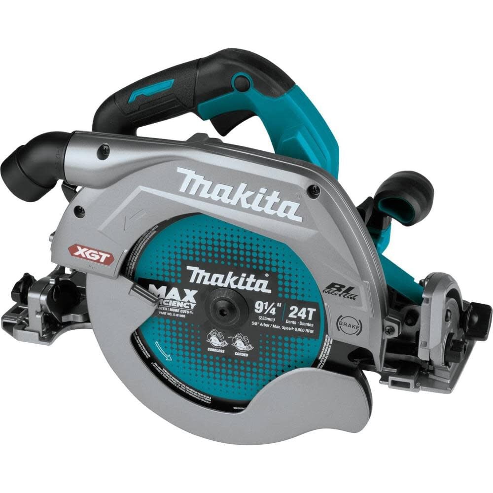 Makita 40V max XGT 9 1/4in Circular Saw Guide Rail Compatible (Bare Tool), large image number 1