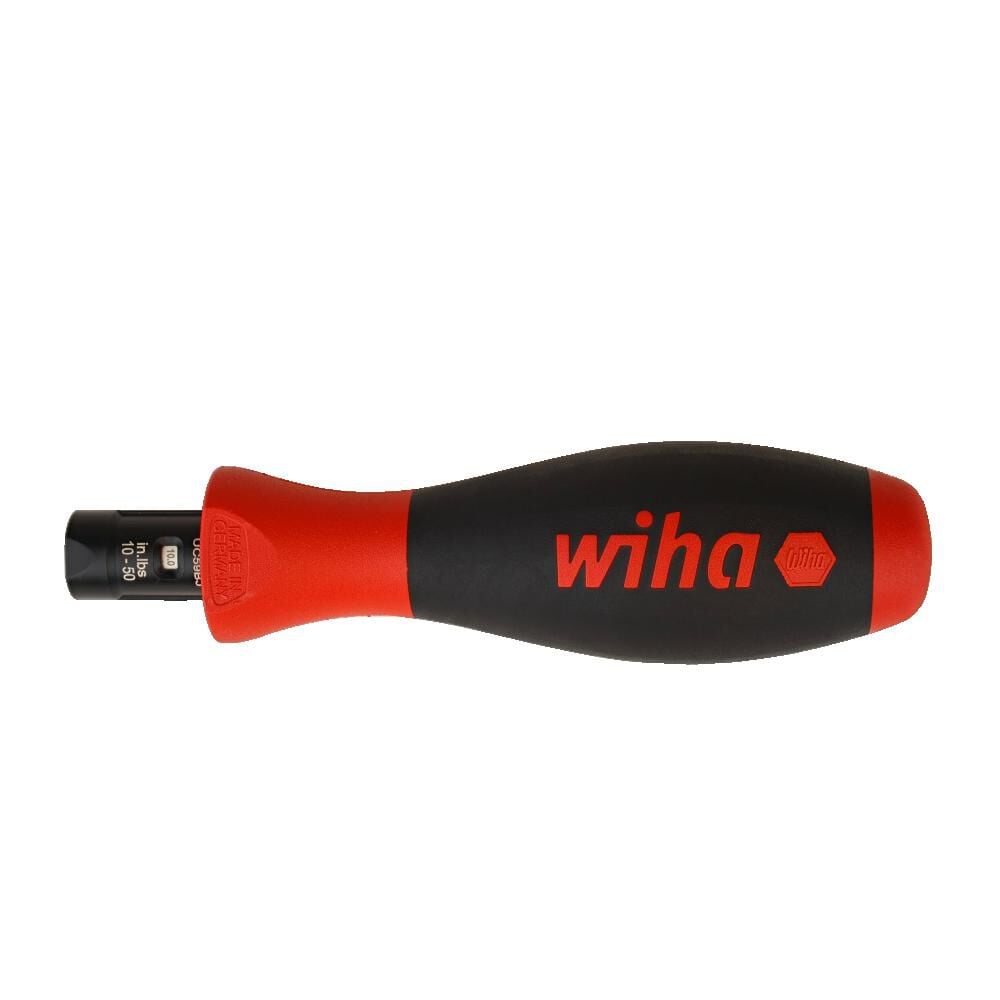 Wiha Softfinish Torquevario Screwdriver Handle, 10-50 Inch/lb Wiha Softfinish Torquevario Screwdriver Handle, 10-50 Inch/lb