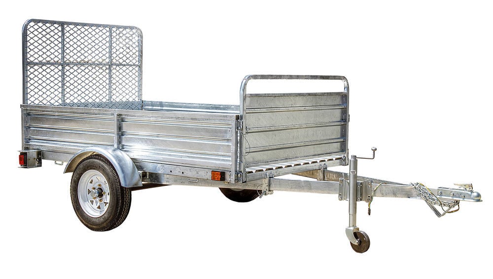 DK2 Utility Trailer Kit 5'x7' Drive Up Gate Galvanized, large image number 2