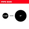 Milwaukee M18 Drum Machine for 3/8-1/2 Cable, small
