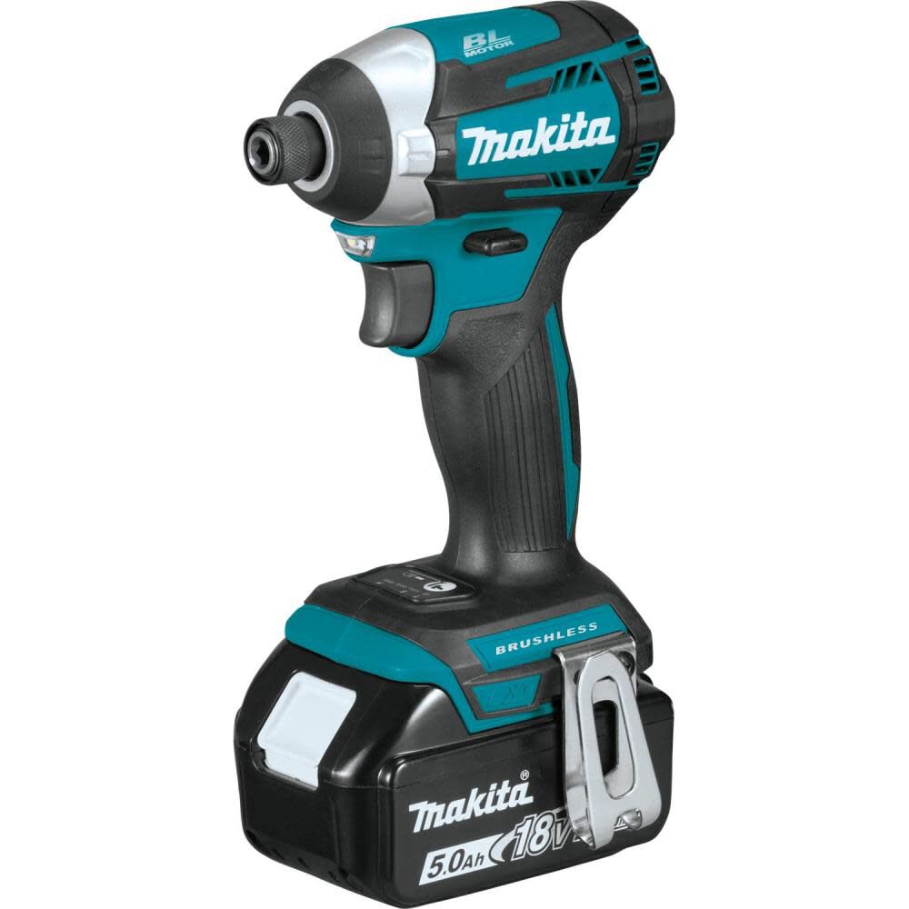 Makita 18V LXT Lithium Ion Brushless Cordless 7 Pc. Combo Kit 5.0Ah XT707PT Acme Tools