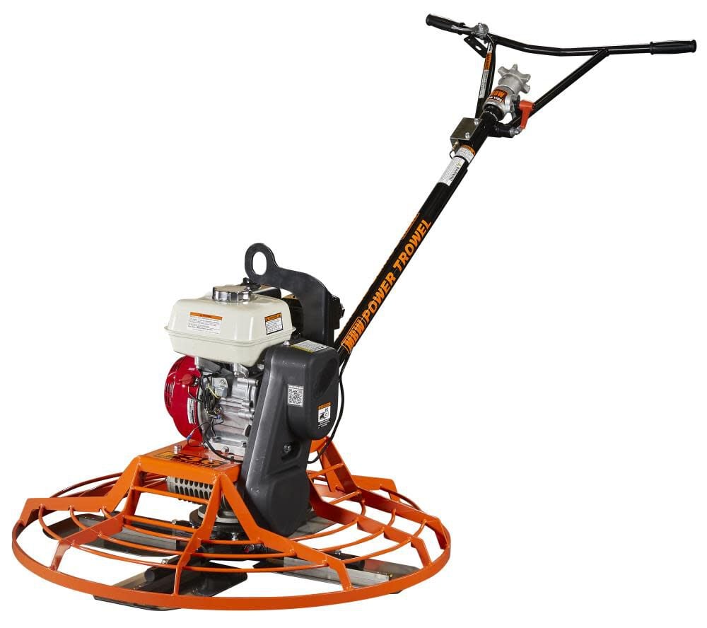 MBW 36in Walk Behind Power Trowel GX160 - Low Vibe Handle