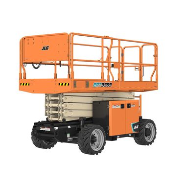 JLG 33' Rough Terrain Scissor Lift 4.5kW Electric Powered 2WD, large image number 1