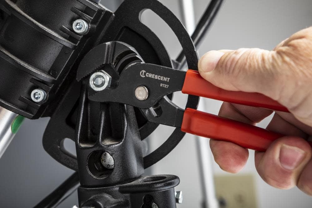 Crescent 7 in Straight Jaw Dipped Handle Tongue and Groove Pliers, large image number 6