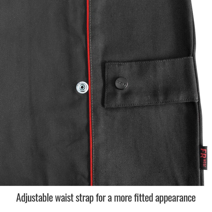 Black Stallion Welding Jacket 9oz Black FR Cotton Medium, large image number 2