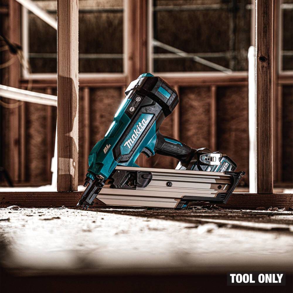 Makita 40V Max XGT Brushless Cordless 30 Degree Clipped Head 3-1/2 Inch Framing Nailer (Bare Tool), large image number 6