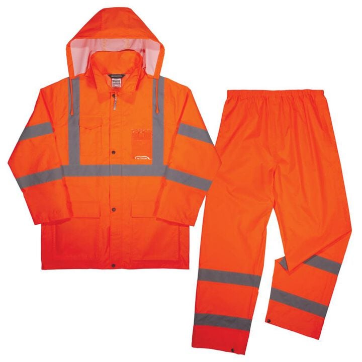 Ergodyne GloWear 8376K Lightweight Rain Suit