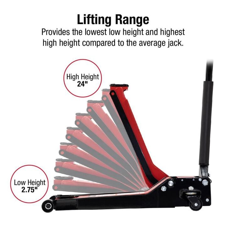 Sunex 2 Ton Low Rider Service Jack, large image number 4