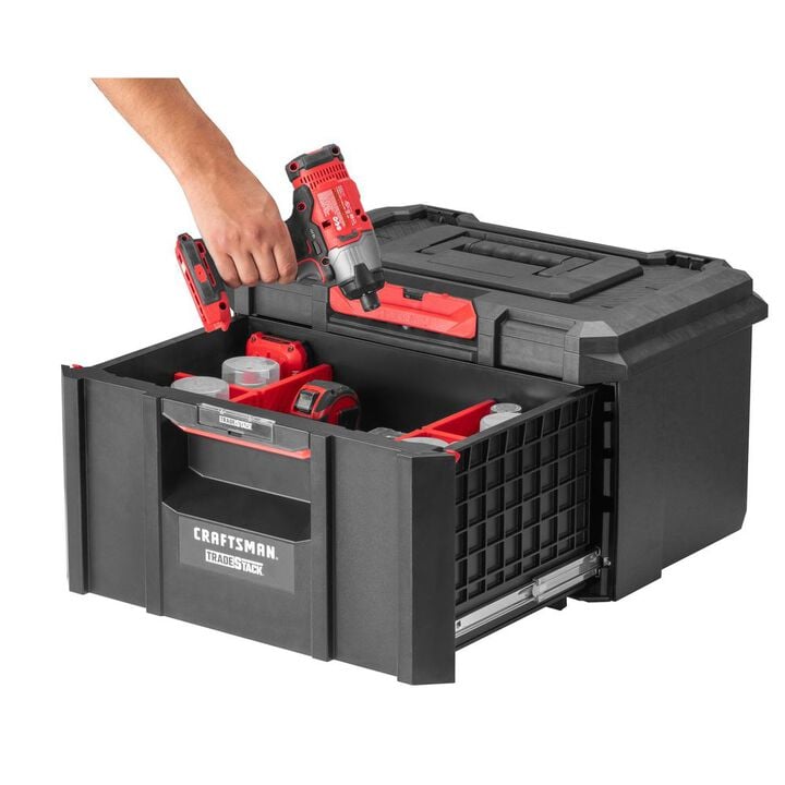 CRAFTSMAN TRADESTACK 1-Drawer Tool Storage Unit, large image number 3