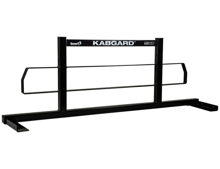 Buyers Products Company 69 Inch KabgardHeavy-Duty Steel Pickup Truck Headache Rack Bundle with Standard Mounting Brackets