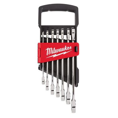 Milwaukee 7pc Ratcheting Combination Wrench Set - Metric, large image number 0