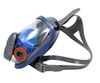 MSA Safety Works Advantage 3200 Silicone Full-Facepiece Respirator, Blue and Gray, Large, small image number 2