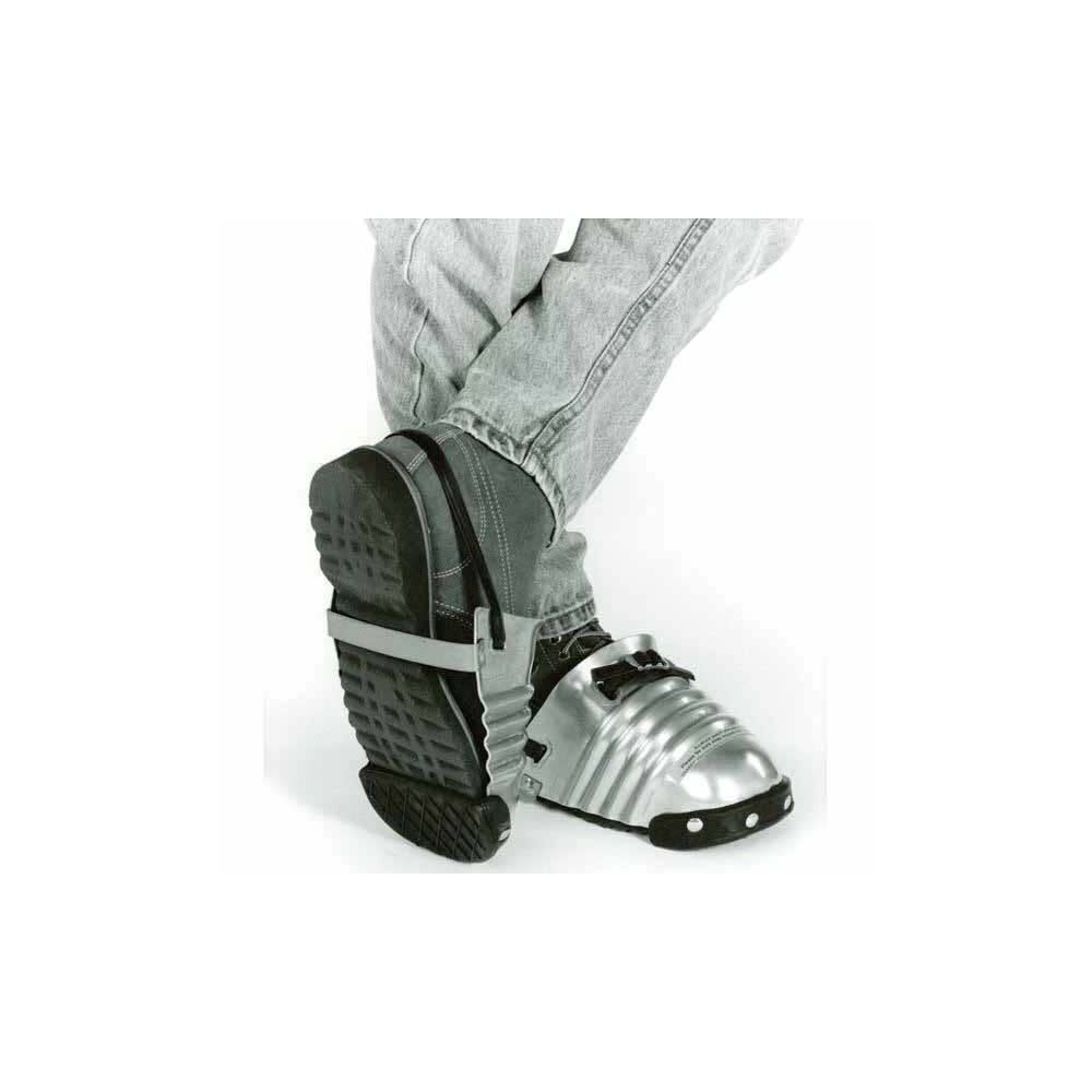 Ellwood Safety Foot Guards with Strap & Toe Clip Aluminum Alloy Mens X-Large, large image number 1