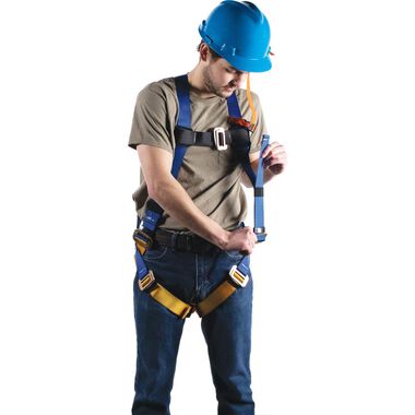 Werner BaseWear Standard (1 D Ring) Harness Universal - Fall Protection Equipment, large image number 6