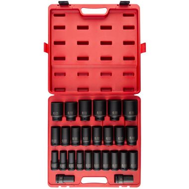 Sunex 3/4 Drive Metric Deep Impact Socket Set 26 4693