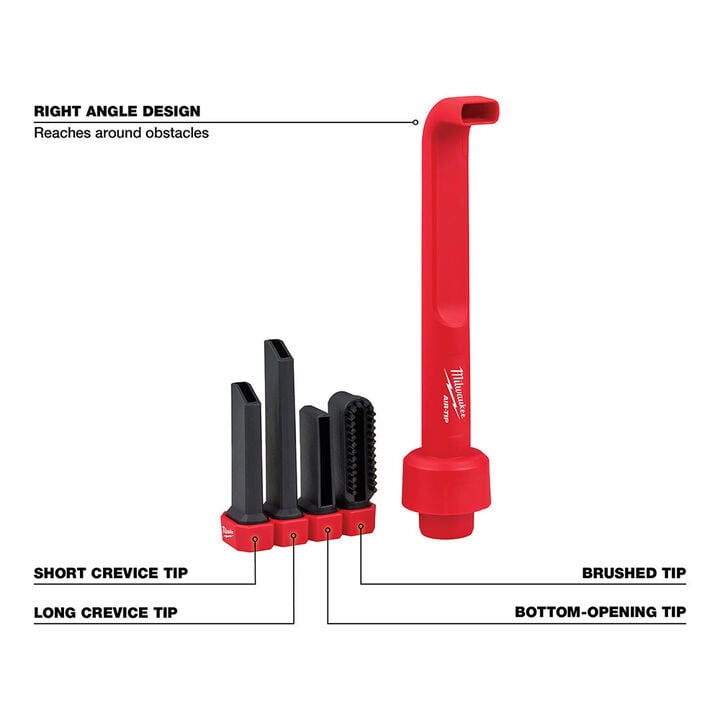 Milwaukee M12 AIR-TIP Vacuum Tool Accessories Mechanical & Plumbing Bundle, large image number 2