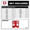 Milwaukee 23 Piece RED HELIX Cobalt Drill Bit Set, small image number 3