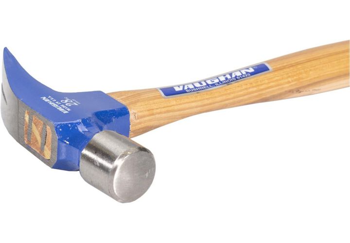Vaughan 999 Series 28 Oz Smooth Face Hammer with Hickory Handle, large image number 6