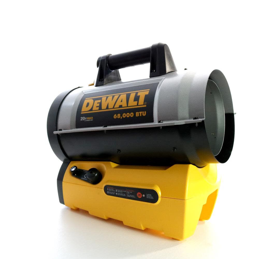 DEWALT Cordless Propane Forced-Air Hybrid Power Heater - Thumbnail 3