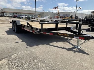 Doolittle Trailer Mfg 84in x 18' Equipment Trailer with Dove Tail 2022 Black, large image number 2
