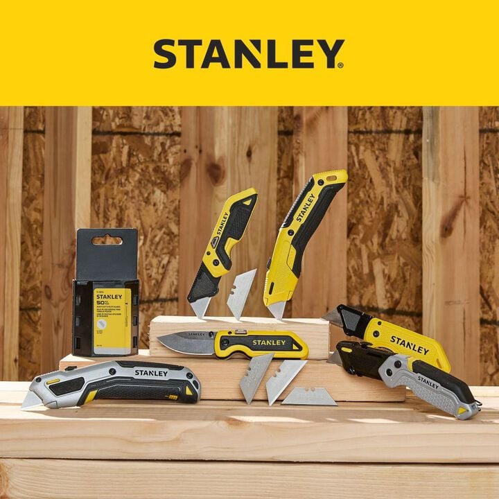 Stanley Fixed Blade Folding Utility Knife, large image number 5