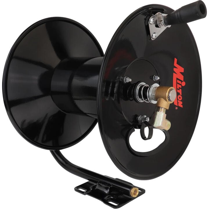 Milton 200 Ft Empty Manual Reel for Pressure Washing
