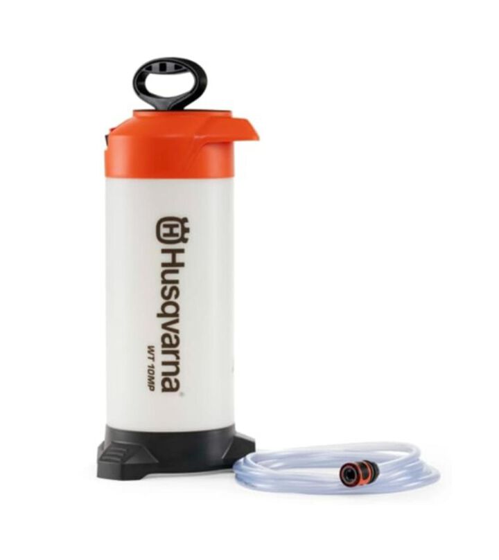 Husqvarna Construction 10L Pressurized Water Tank with 10 Ft Hose