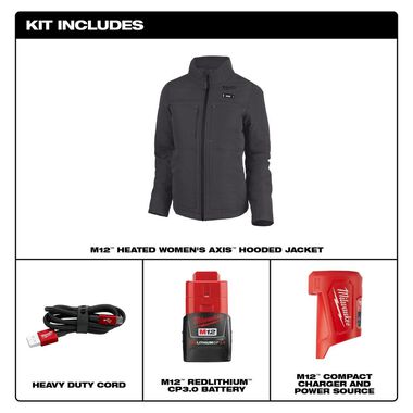 Milwaukee M12 Womens Heated AXIS Jacket Kit 234G-21SM910 Acme Tools